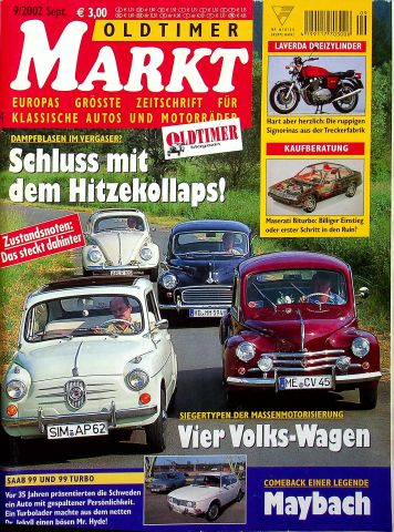 Deckblatt Oldtimer Markt (09/2002)